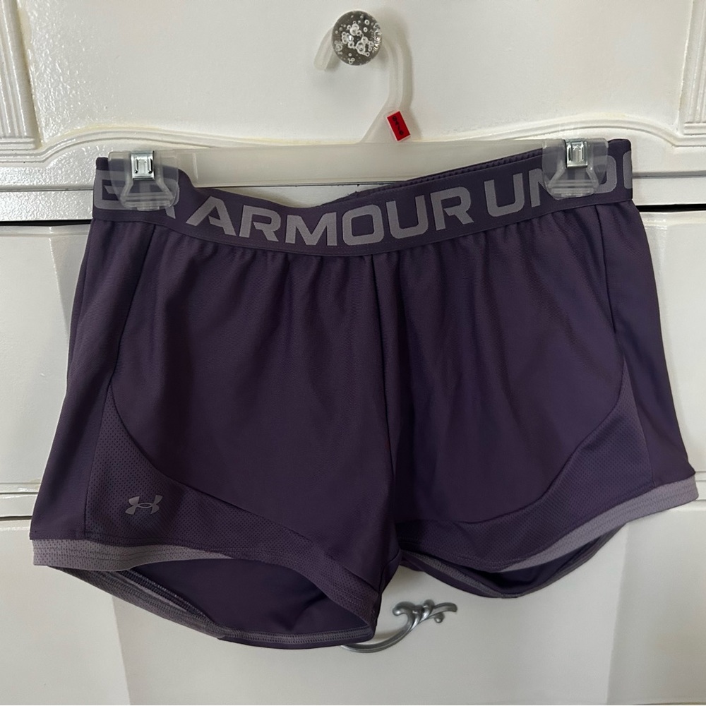 Under Armour Women's Dark Purple Athletic Shorts